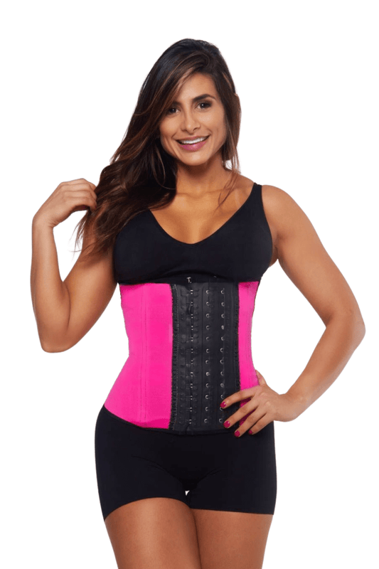 SqueezMeSkinny1 Activewear 12" Sport Waist Barbie Pink