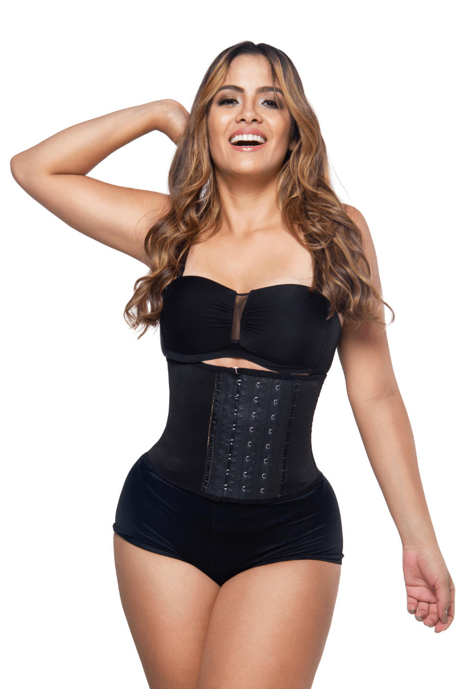 SqueezMeSkinny Activewear 8" Short Torso Sport Waist Trainer Solid Colors