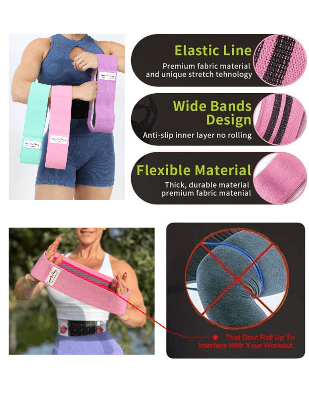 SqueezMeSkinny New Booty Bands!