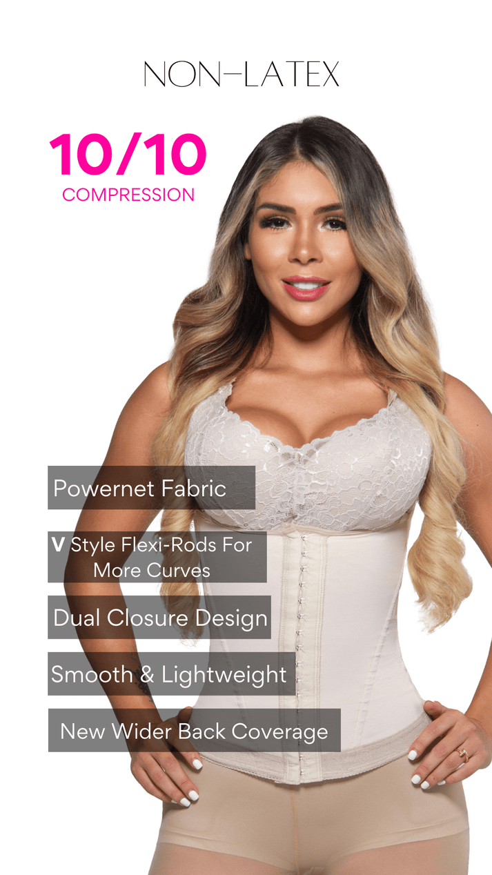 Hide The Back Fat, Latex Free Waist Trainer – Squeez Me Skinny