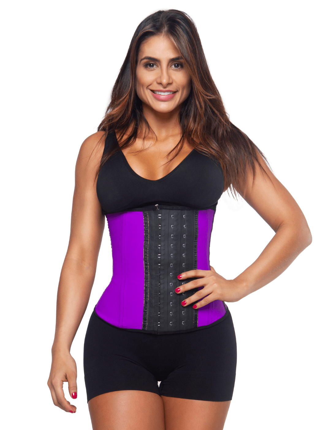 SqueezMeSkinny1 Purple / XXS Long Torso 12" Traditional Sport Waist Trainers